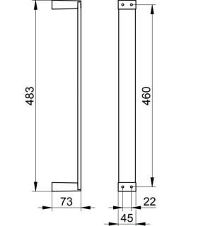Держатель для полотенца Keuco Edition 11170030000 бронза шлифованная